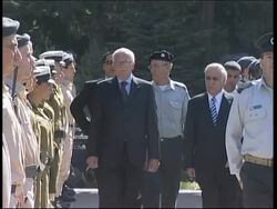 Presidents Klaus and Katsav meet News Clip