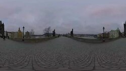 Prague in 360 Stock Footage