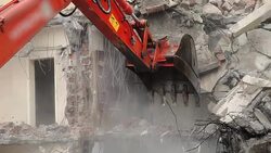 building demolition Stock Footage