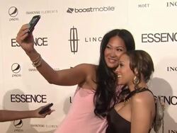 Kimora Lee Simmons at the 4th Annual ESSENCE Black Women In Hollywood Award Luncheon at Beverly Hills CA. (Footage by WireImage Video/GettyImages) Stock Footage