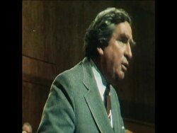 SYND 03 10 77 CHANCELLOR DENIS HEALEY ADDRESSING THE LABOUR PARTY CONFERENCE IN BRIGHTON News Clip