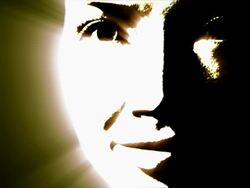 Glowing Shinny Girl Stock Footage