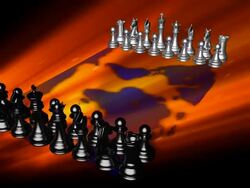Global Game of Chess Stock Footage