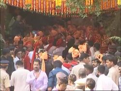 Wedding procession for Bollywood superstars News Clip