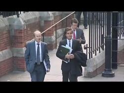 Chris Jeffries Arrives at the Leveson Inquiry News Clip