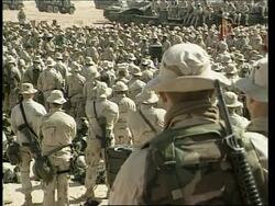 Soldiers prepare for possible military actions News Clip