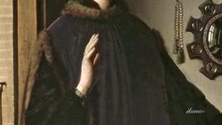 The Arnolfini Marriage - Jan van Eyck Stock Footage