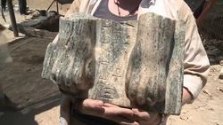 CLEAN : Unique Egyptian sphinx unearthed in north News Clip