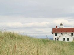 Point Wilson Lighthouse Stock Footage