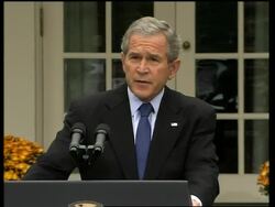 Bush says U.S. will not attack N Korea after reported nuclear test News Clip