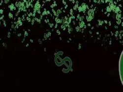 Dollar Confetti Stock Footage