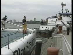 USA: STEVE FOSSETT'S CATAMARAN TRANSATLANTIC ATTEMPT News Clip