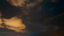 timelapse stars and moon in night sky Stock Footage