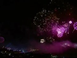 Edinburgh New Year Fireworks News Clip
