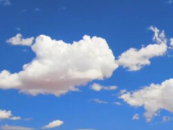 T/L Fluffy Clouds: HQ 1080P 4:4:4 RGB Stock Footage