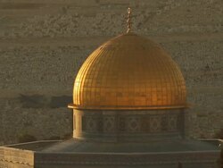 Dome of the Rock in Jerusalem Stock Footage