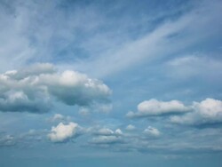Pastel cloudscape. Stock Footage