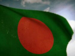 Waving Flag - Bangladesh Stock Footage