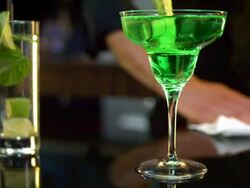 HD: Bartender cleaning the bar counter Stock Footage