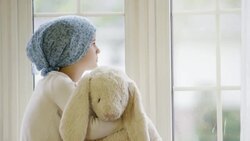 Little Girl Experiencing Cancer Treatment Stock Footage