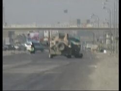 WRAP Two separate roadside bombs explode; six wounded, vehicles damaged News Clip