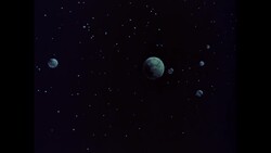 WS View of planets and stars at space / United States Stock Footage