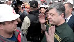 President Poroshenko visits embattled town Instructional Video