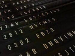 Arrival Departure Board Stock Footage