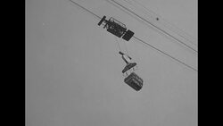 Dam being constructed on Rhone River in France with aid from US Marshall Plan News Clip