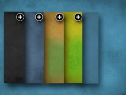 Motion Graphics for Tv Channels "Colorbands and City Night" Stock Footage