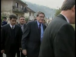 BOSNIA: UN AMBASSADOR RICHARD HOLBROOKE News Clip