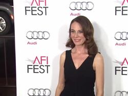 Kelly Marcel at AFI Fest 2013 Opening Night Gala Premiere of Disney's "Saving Mr. Banks" in Hollywood, CA, on 11/07/2013. (Footage by WireImage Video/Getty Images) Stock Footage