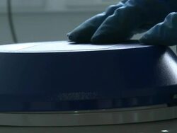 Lab worker checking IVF cryogenic chambers News Clip