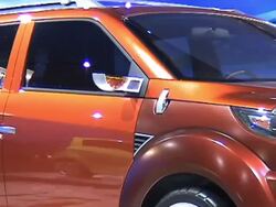 2007 Chevrolet Trax concept car Stock Footage