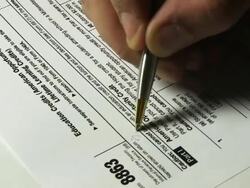 Loan form Stock Footage