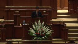 CLEAN: Romania lawmakers vote to impeach president News Clip