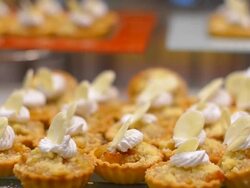 cream cookie Stock Footage