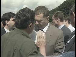 Russia - Zhirinovsky On Presidential Campaign Tour News Clip