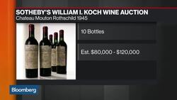 Sotheby's to Auction 20,000 Bottle Wine Collection News Clip