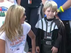 Heidi Klum, Max Page at the Heidi Klum & Jamie Lee Curtis Join Children's Hospital Los Angeles For 5K Walk Street Party & Lighting Ceremony at Los Angeles CA. (Footage by WireImage Video/GettyImages) Stock Footage