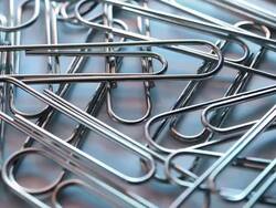 Paper clips Stock Footage