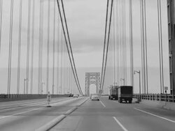 George Washington Bridge Stock Footage