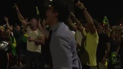 CLEAN : Protesters march on Brazil presidency for second night News Clip