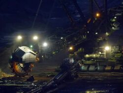 Bucket Wheel Excavator Stock Footage