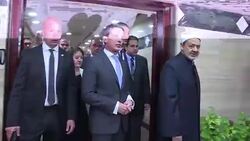 CLEAN : French PM meets Egyptian Grand Imam of al Azhar News Clip