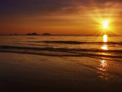 Grand sunset Stock Footage