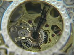 watch with cover closed Time Lapse fast Stock Footage