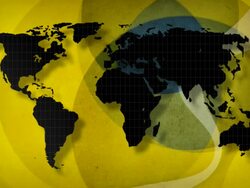 Abstract World Map Stock Footage