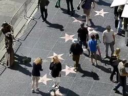 Scenes From Hollywood Boulevard, California Stock Footage