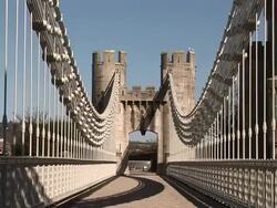 Suspension Bridge 4 Stock Footage